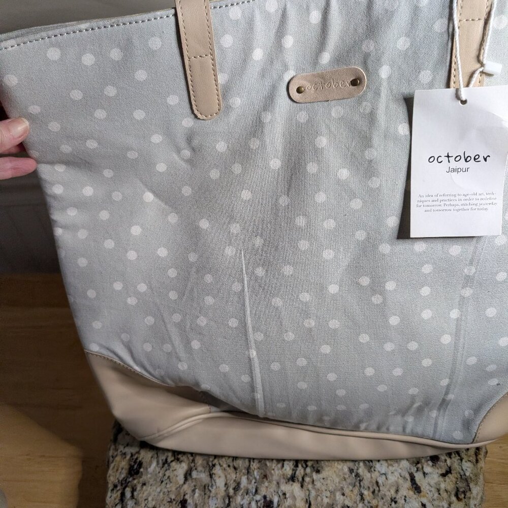 Jaipur October Canvas Tote Bag